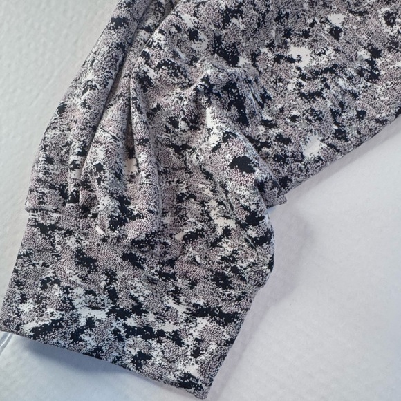 Athleta Printed Jogger Pants Women’s 2X Gray Black High Rise Stretch - Picture 7 of 11